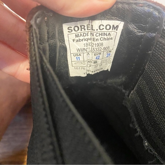 Sorel | Women’s Addington Chelsea Suede Leather Bootie in Redwood Size 11 - Picture 4 of 14